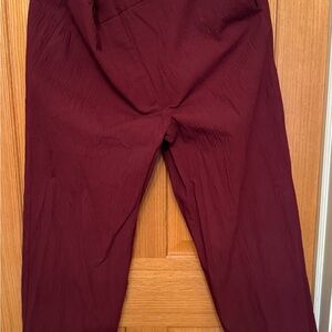Zara Deep Red Trousers